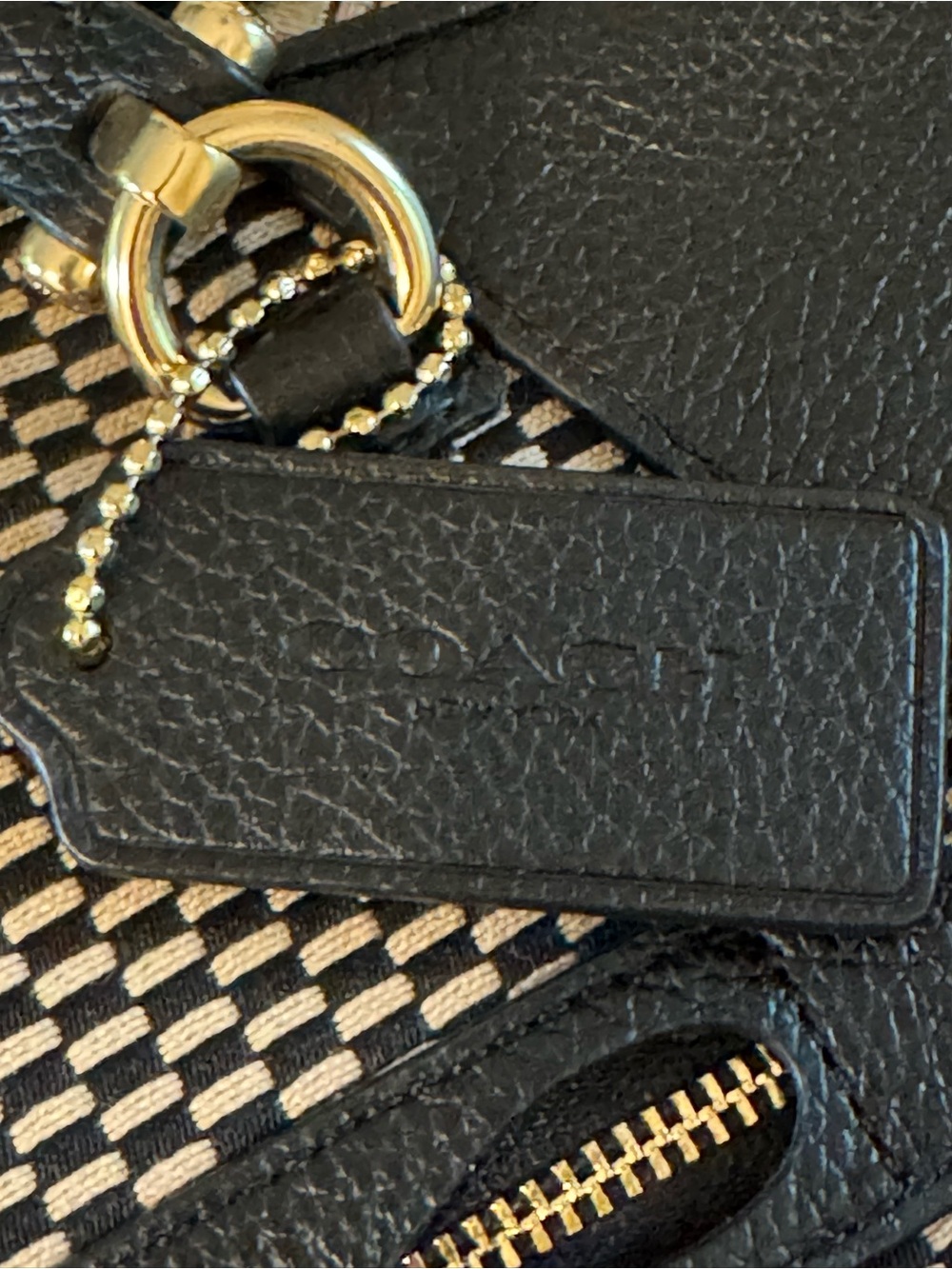Coach Prairie Satchel in Legacy Jacquard And Black Leather C1881-29848. - Picture 12 of 16